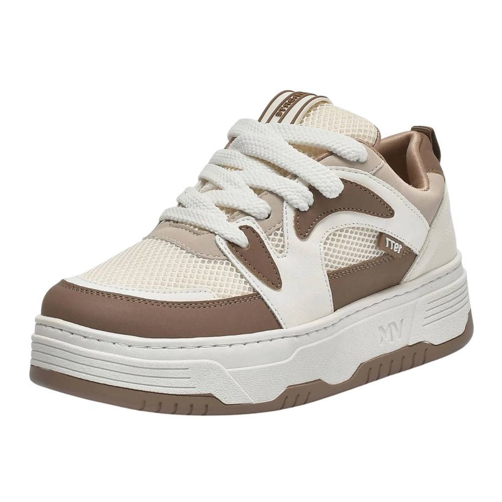Tenis Feminino Street Flatform Conforto Casual Via Marte