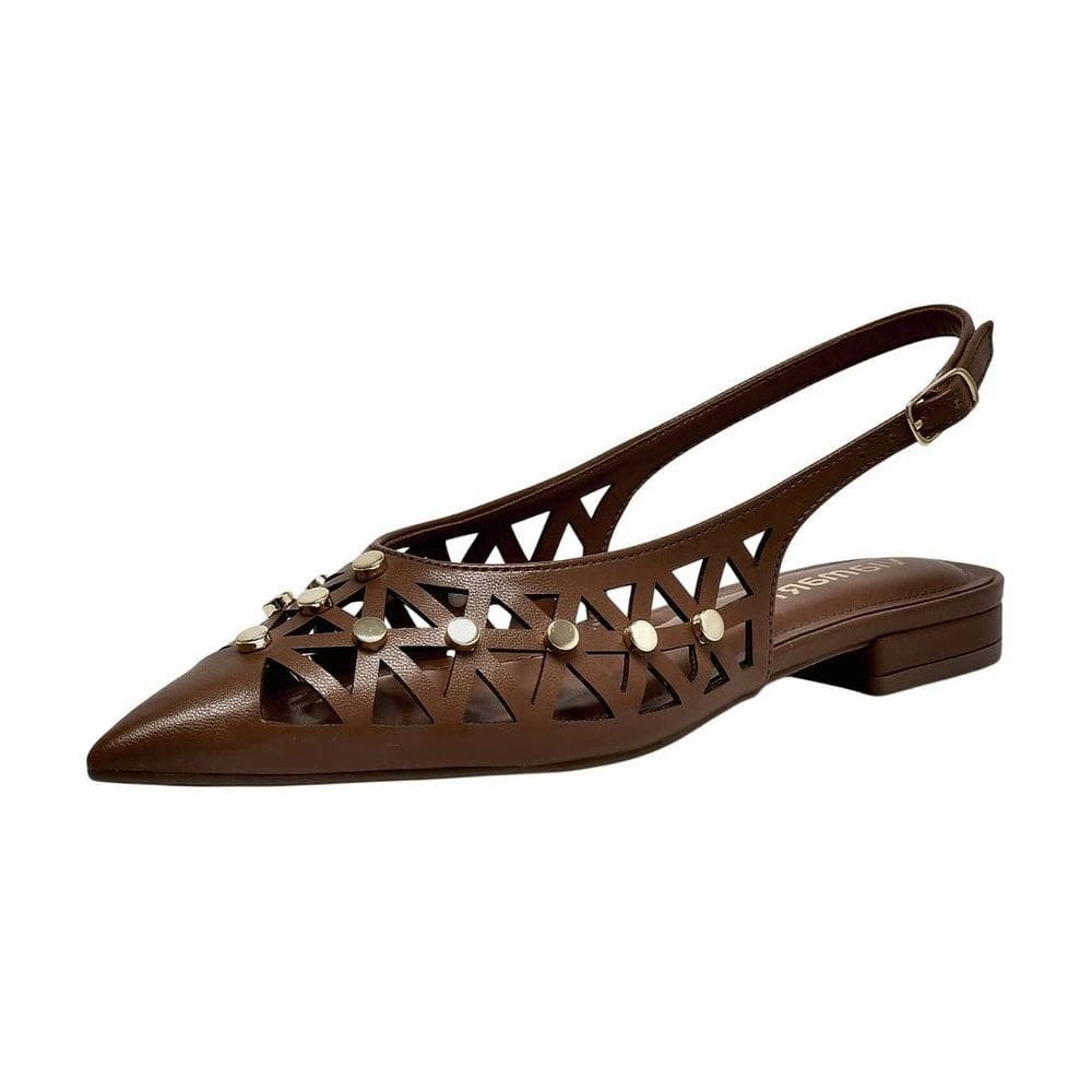 Sapatilha Feminina Slingback Conforto Elegância Via Marte
