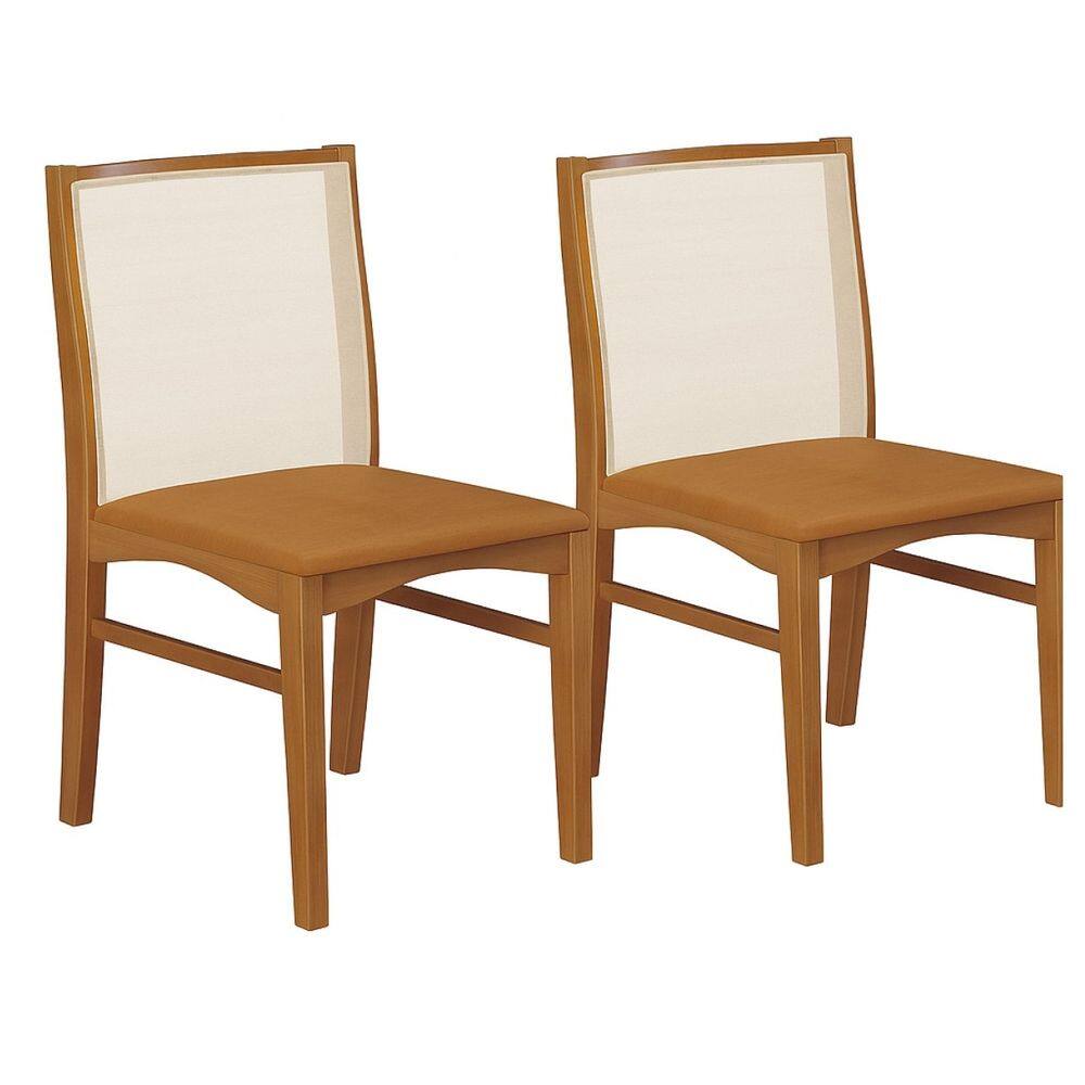 Conjunto 2 Cadeiras Com Tela Capri Courano