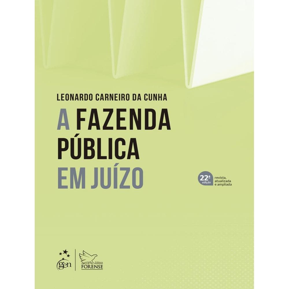Fazenda Publica Em Juizo - 22ªed 2025, A