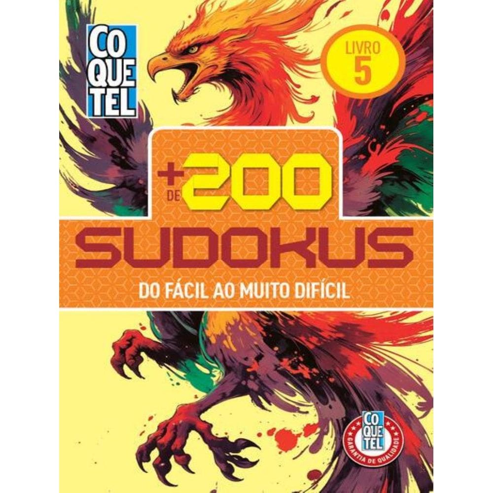 Livro Coquetel + De 200 Sudokus