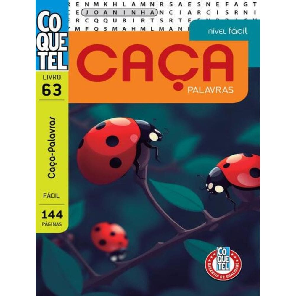 Livro Coquetel Caca-Palavras 63