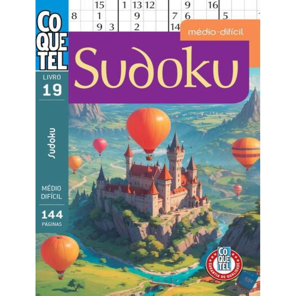 Livro Coquetel Sudoku 19