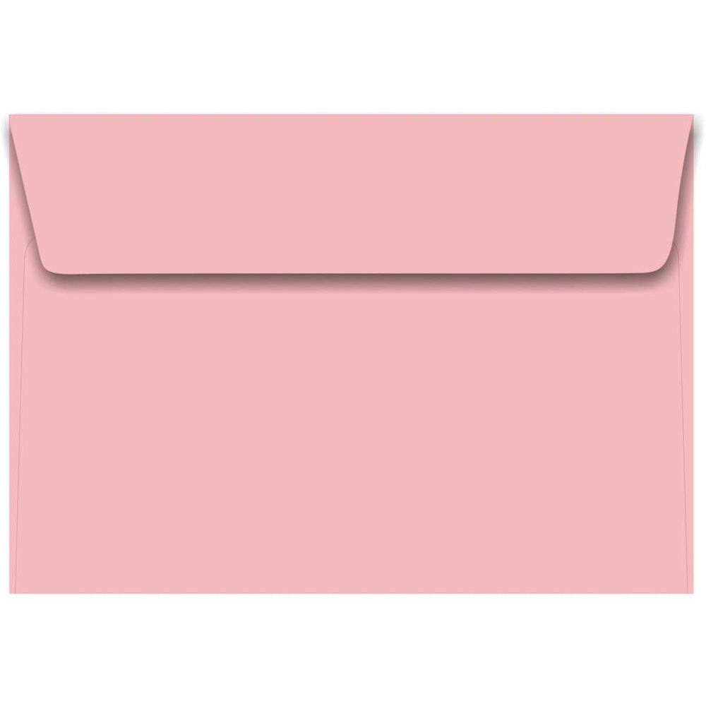 Envelope Convite Colorido 162X229Mm Rosa Claro Plus 80G