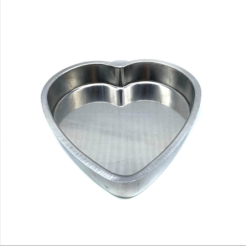 Forma de Aluminio Assadeira De Coração Bolo Doces Alumínio Nº3 - PANAMI