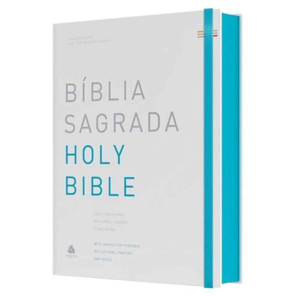 Biblia Sagrada Holy Biblie - Bilingue - Portugues E Ingles - Peace
