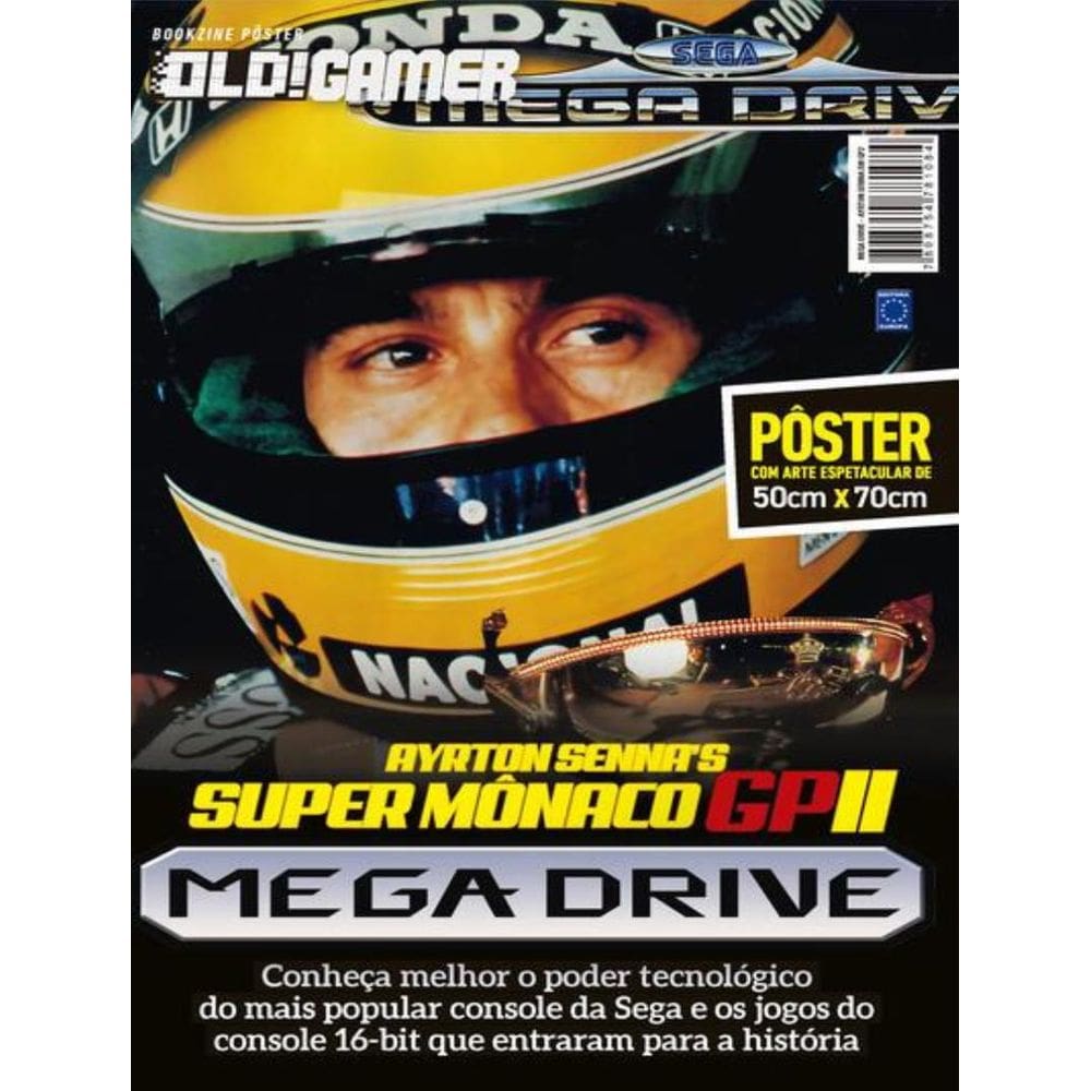 Superposter Old!Gamer - Mega Drive - Ayrton Senna Super Monaco Gp Ii