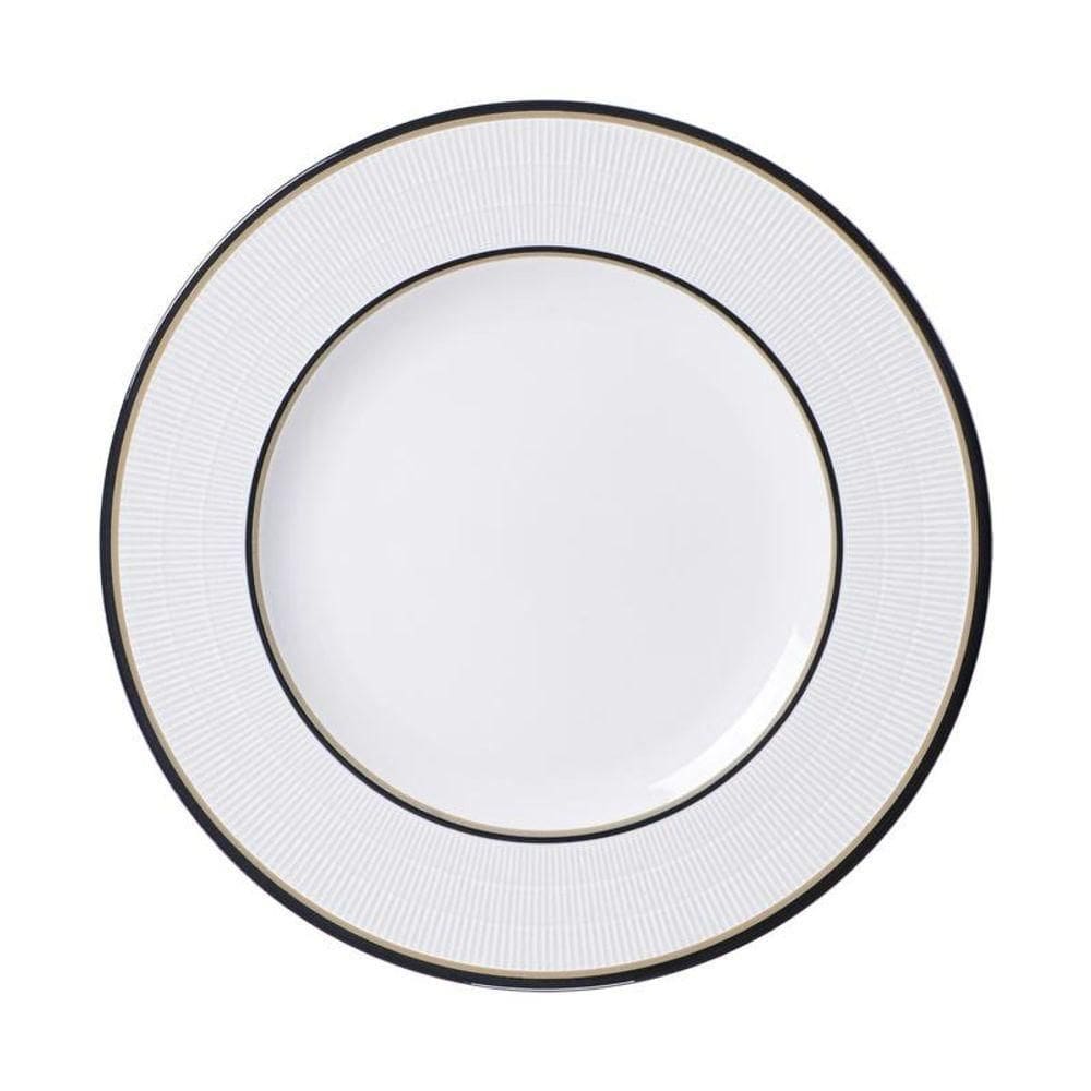 Prato Raso Tramontina Sienna 28cm Em Porcelana Decorada
