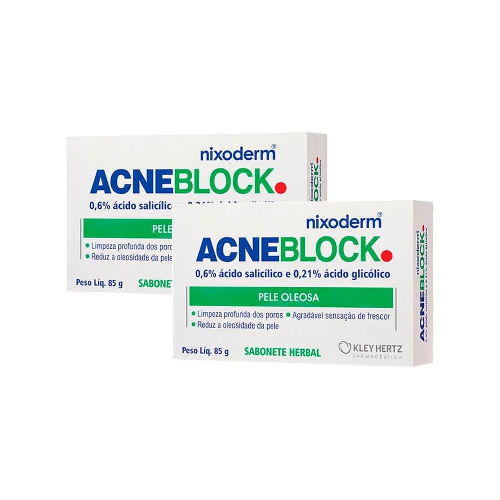 Kit 2 Acneblock Sabonete Herbal 85g
