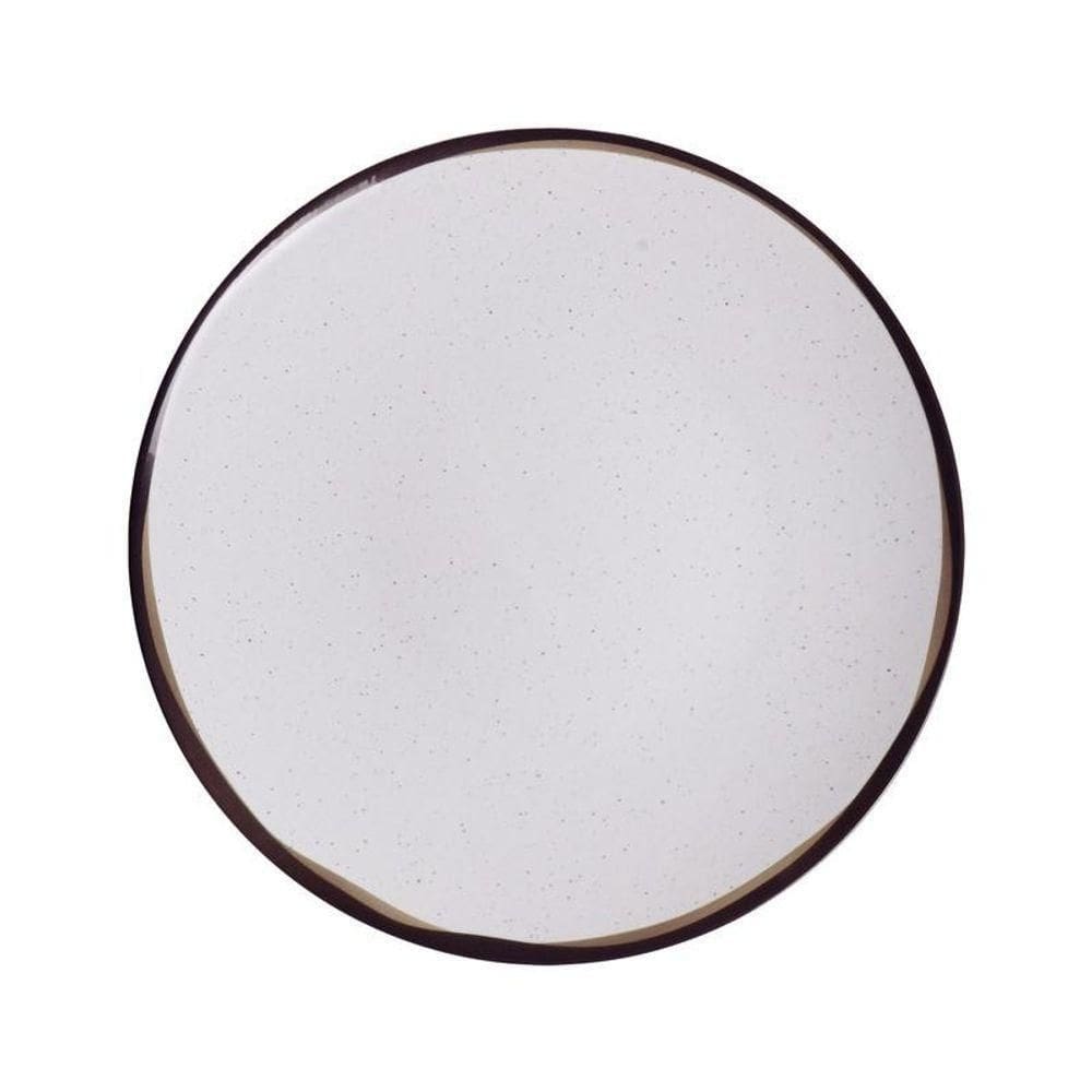 Prato Raso Tramontina Canyon 25cm Em Porcelana Decorada