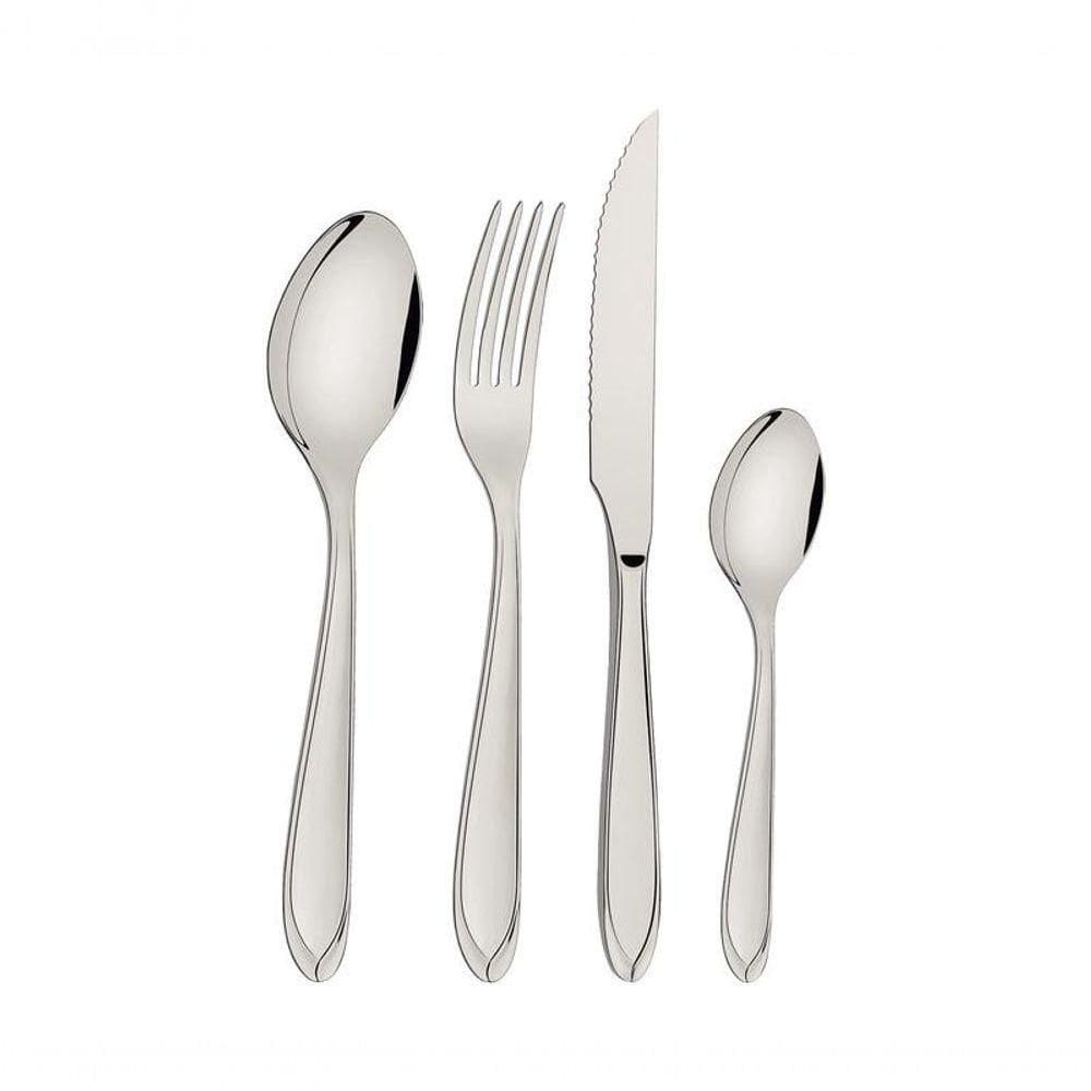 Faqueiro Tramontina Laguna Aço Inox Com Facas Para Churrasco 16 Peças