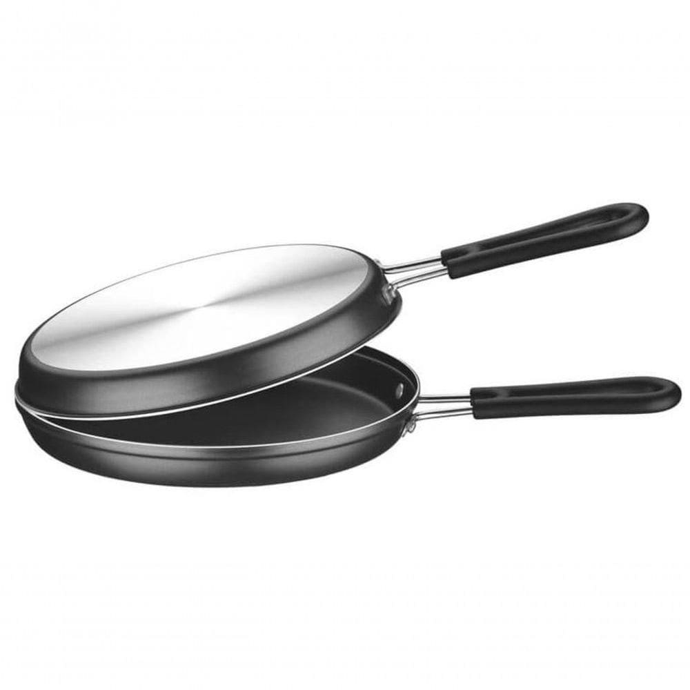 Omeleteira Tramontina Loreto Em Alumínio 24cm Grafite