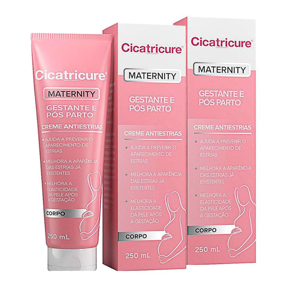 Creme Antiestrias Cicatricure Maternity 250ml | Kit com duas unidades