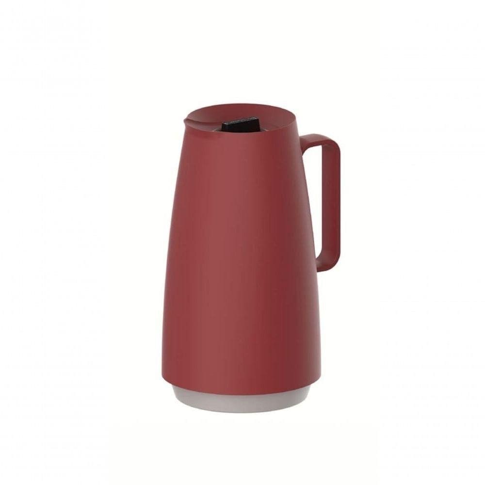 Bule Térmico Tramontina Exata Vermelho Com Ampola De Vidro 500ml