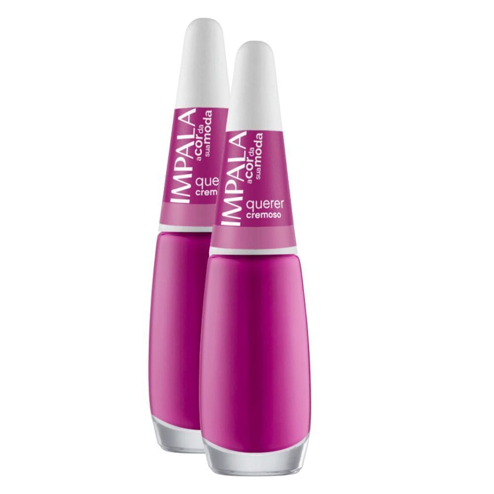 Kit 2 Esmalte Impala Cremeso Querer 7,5ml