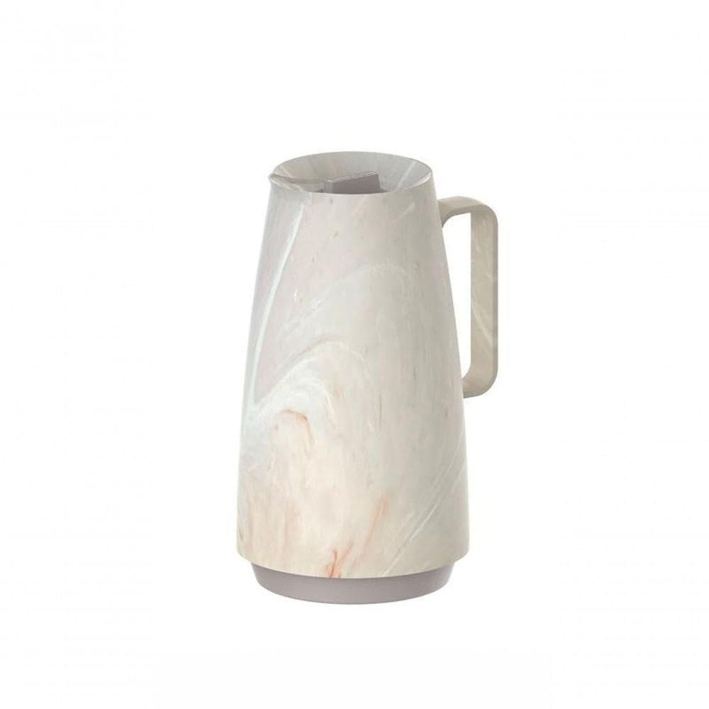 Bule Térmico Tramontina Exata 500ml Marmorizado Creme