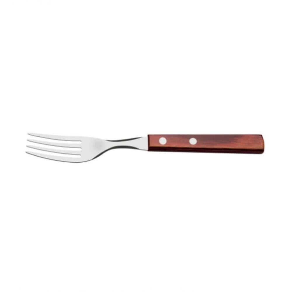 Garfo De Sobremesa Tramontina Polywood Vermelho