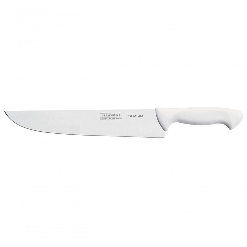 Faca Para Cozinha Tramontina Premium Com Lâmina Em Aço Inox E Cabo De Polipropileno Branco 7