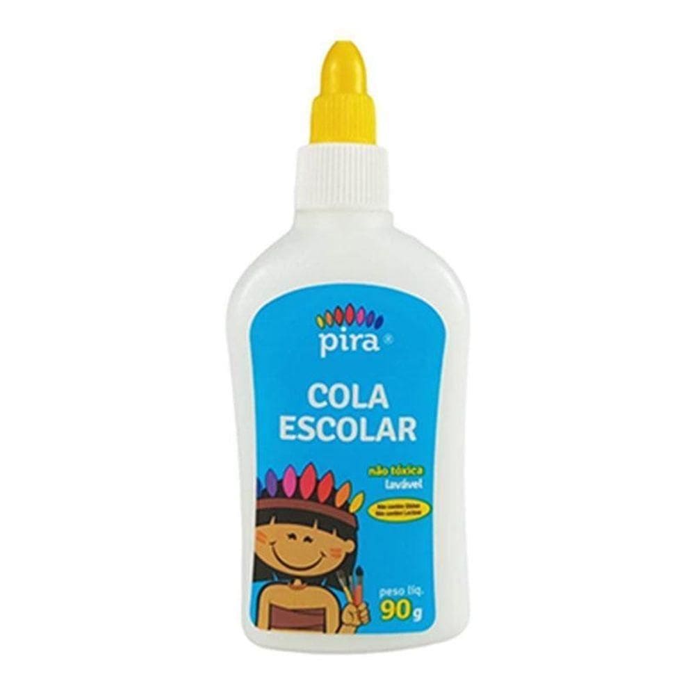 Cola Líquida Branca Escolar 90g 12 Unidades - Pira