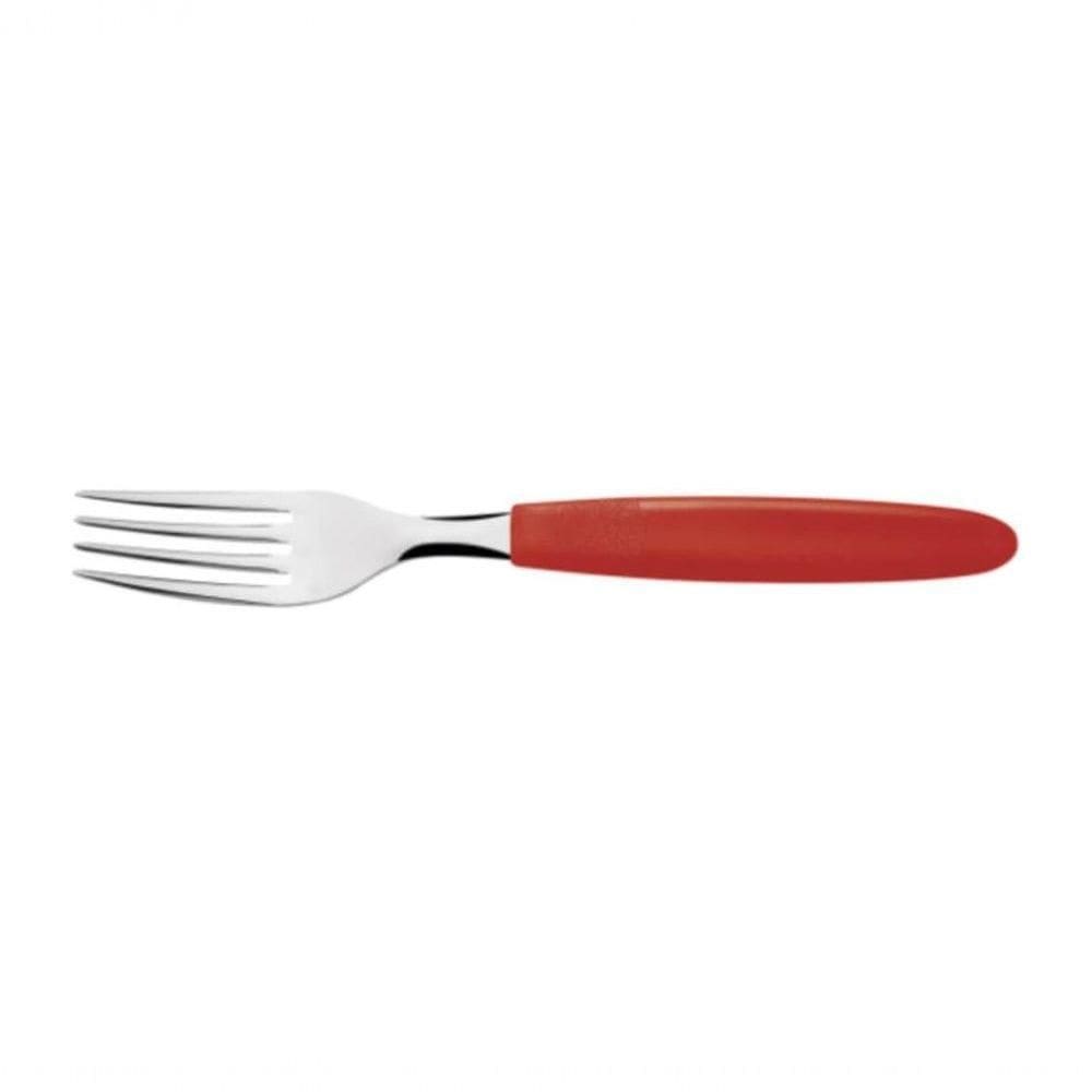 Garfo De Mesa Tramontina Ipanema Inox Vermelho