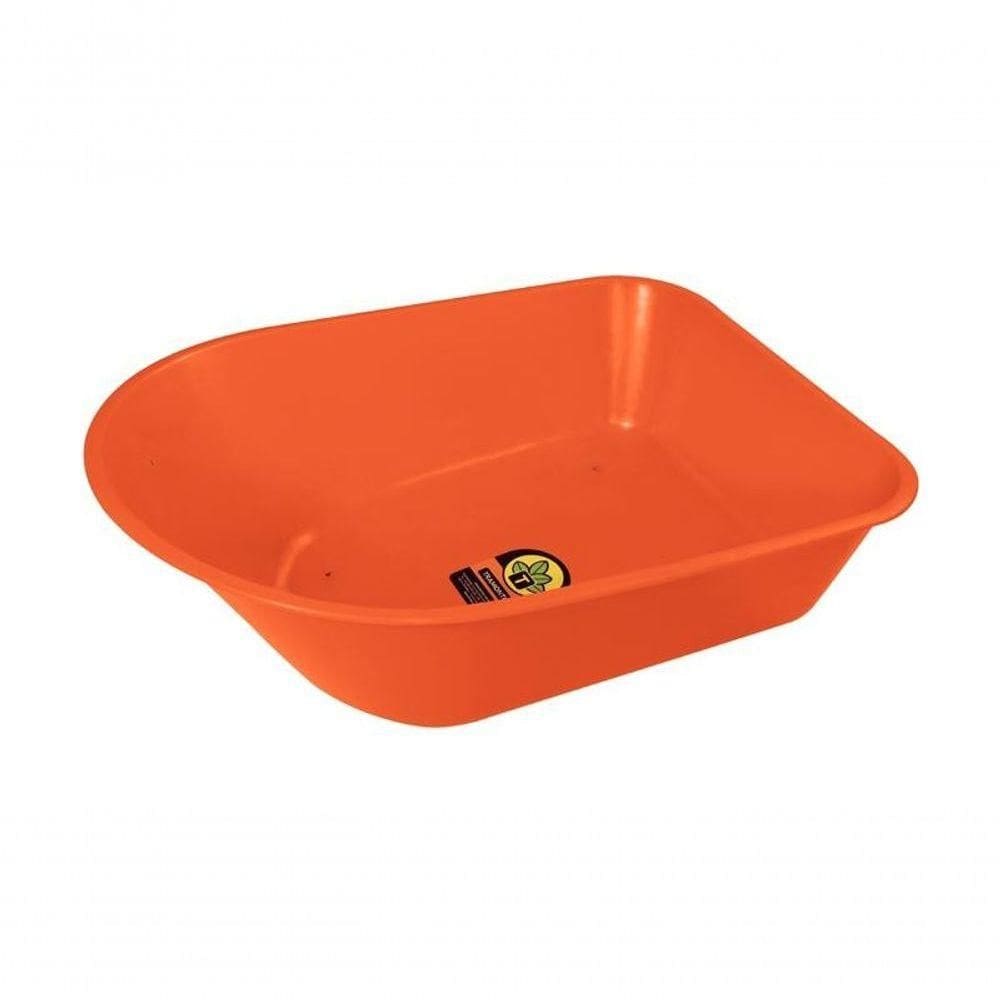 Caçamba Funda Tramontina Em Plástico Laranja 55 Litros