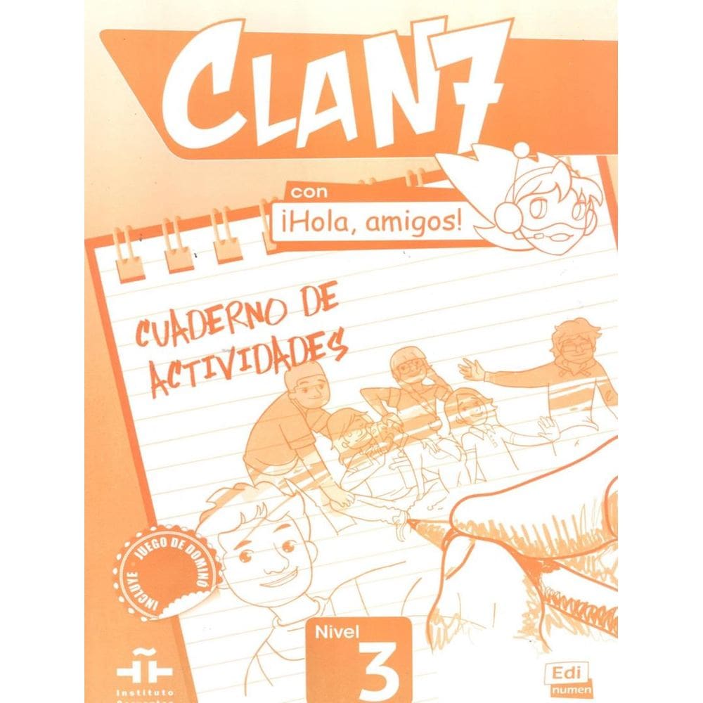 Clan 7 Con Hola, Amigos! 3 Cuaderno De Actividades