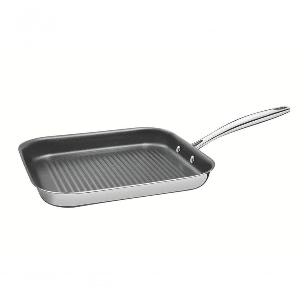 Bistequeira Tramontina Grano 24cm Em Inox E Revestimento Interno Em Antiaderente
