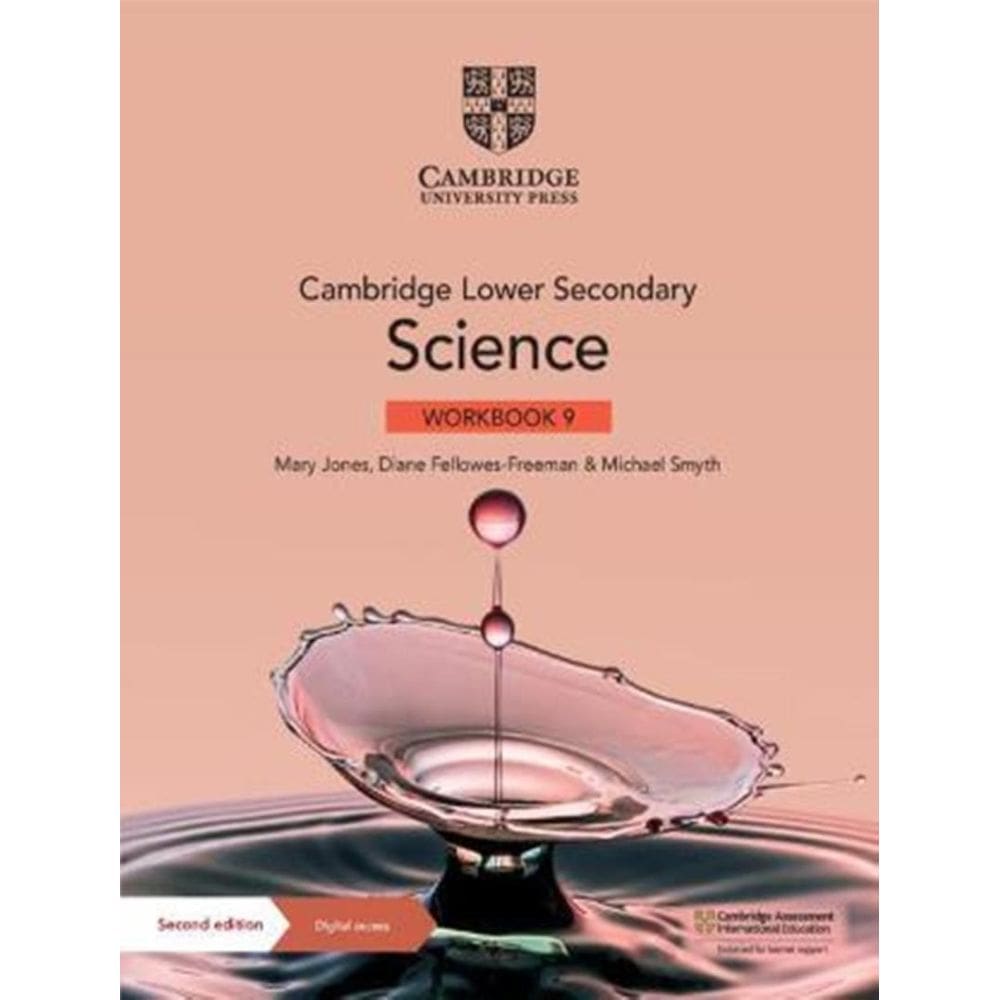 Cambridge Lower Secondary Science Workbook 9 With Digital Access 1 Year 2Ed