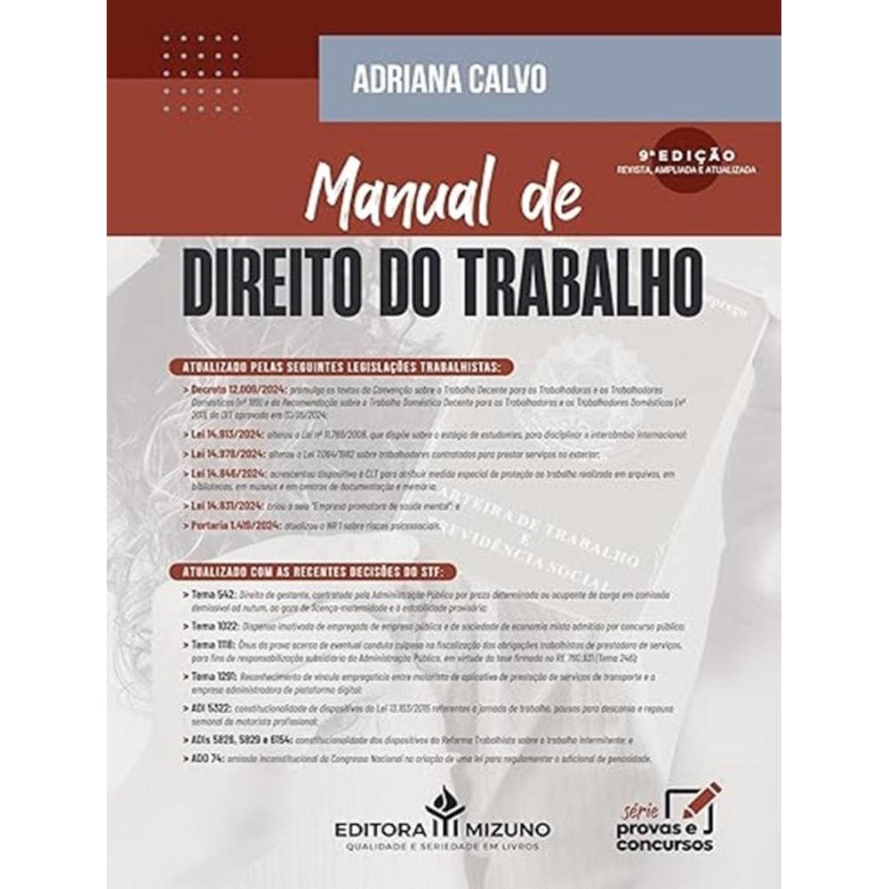 Manual De Direito Do Trabalho - 9ª Ed
