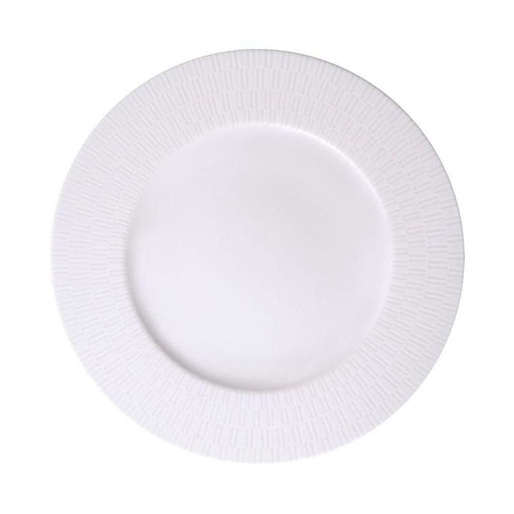 Prato Raso Tramontina Santorini 28cm Em Porcelana Decorada