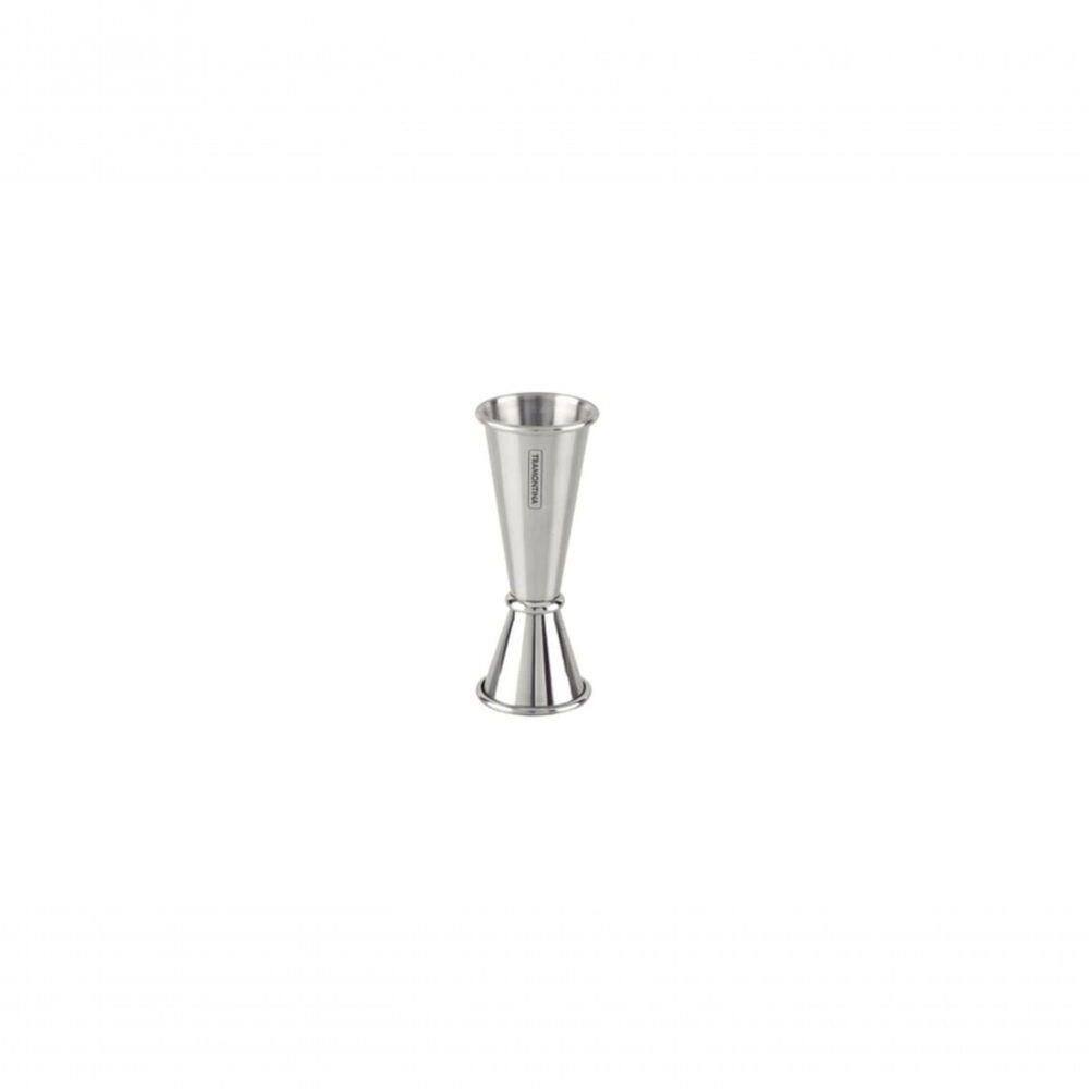 Dosador Duplo Para Bebidas Tramontina 25 E 50ml Em Aço Inox