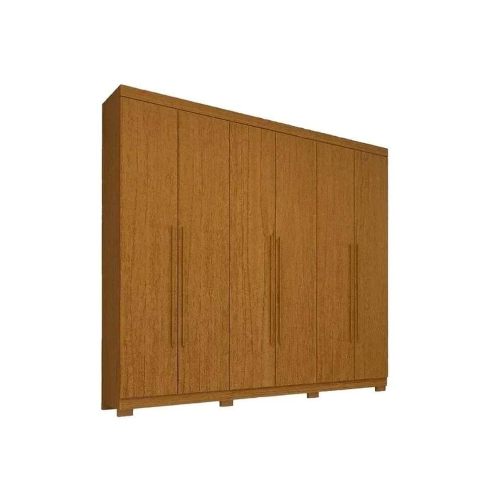 Guarda Roupa 6 Portas E 4 Gavetas Nubia Cinamomo - Acp