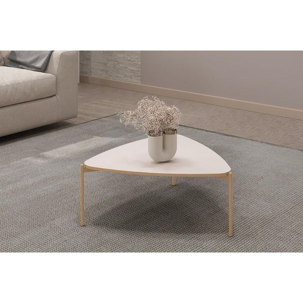 Mesa De Sala Jantar Isa Off White - Dj Móveis