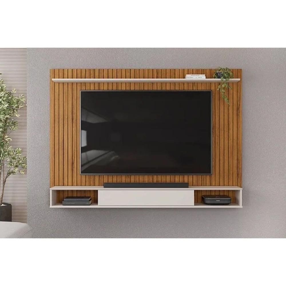 Home P/ Tv Até 70 Pol Rio 193x136cm Freijo/off White - Dj Móveis