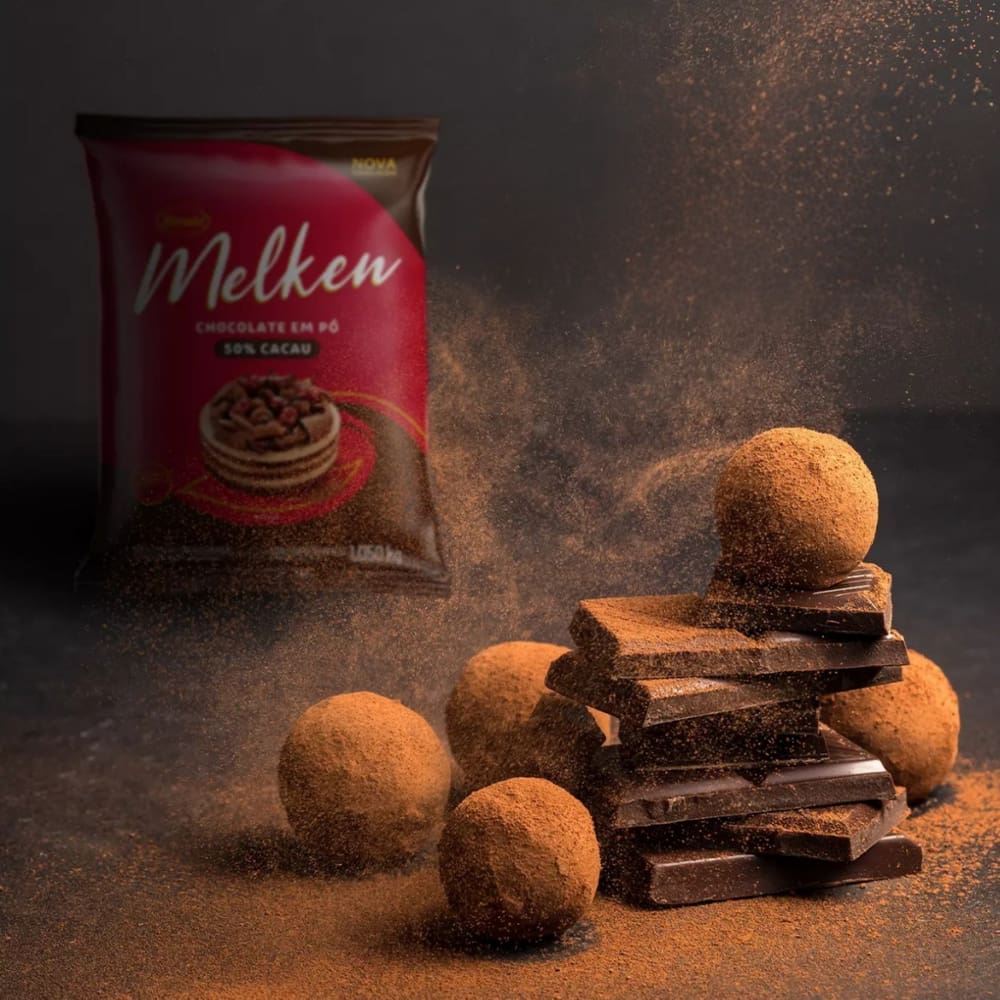 Chocolate em Pó 50% Melken 1,010kg un