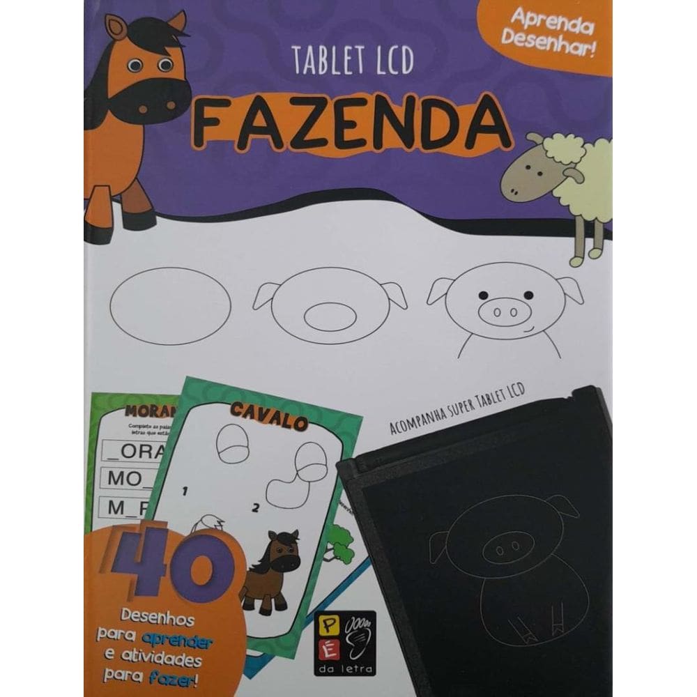 Aprenda Desenhar! Fazenda (Acompanha Tablet Lcd)