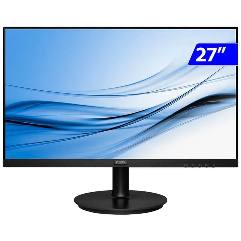 Monitor 271V8LAB  W-LED 27 Polegadas Widescreen Full HD HDMI VGA Philips