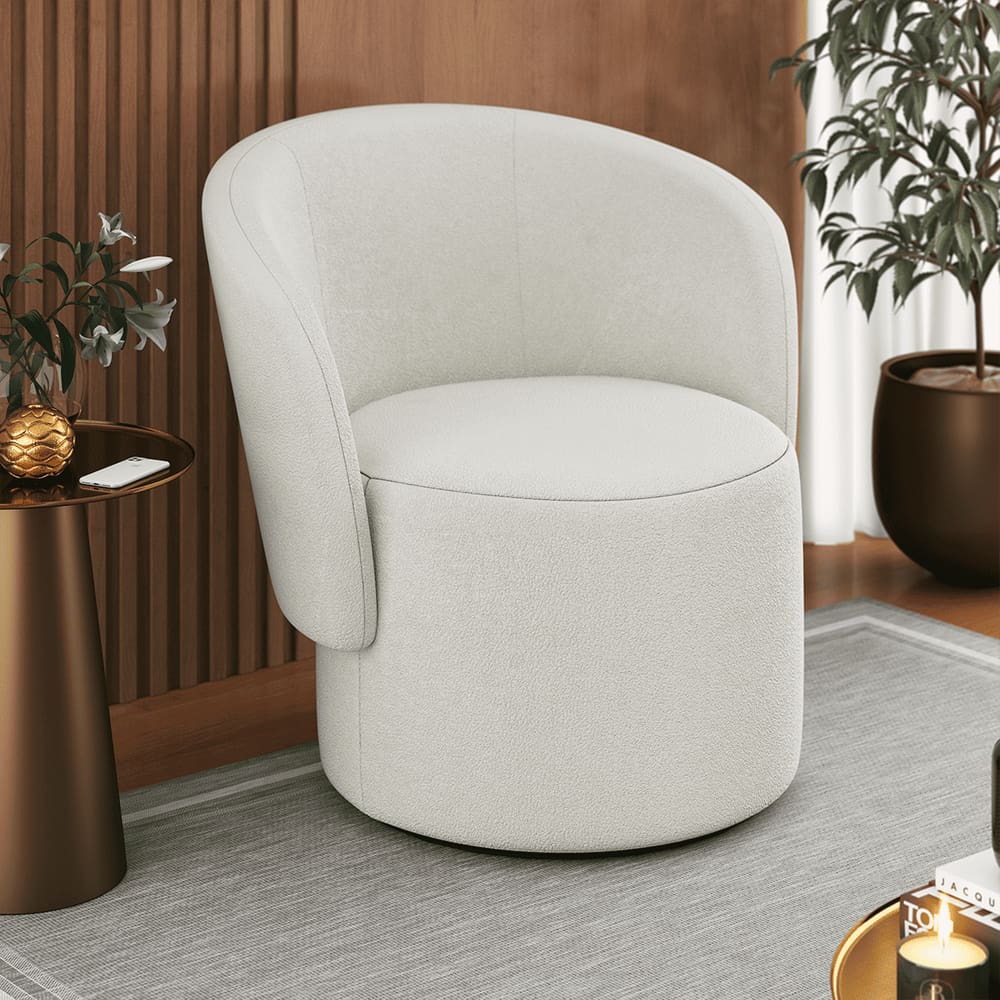 Poltrona Orgânica Luxo Bouclê