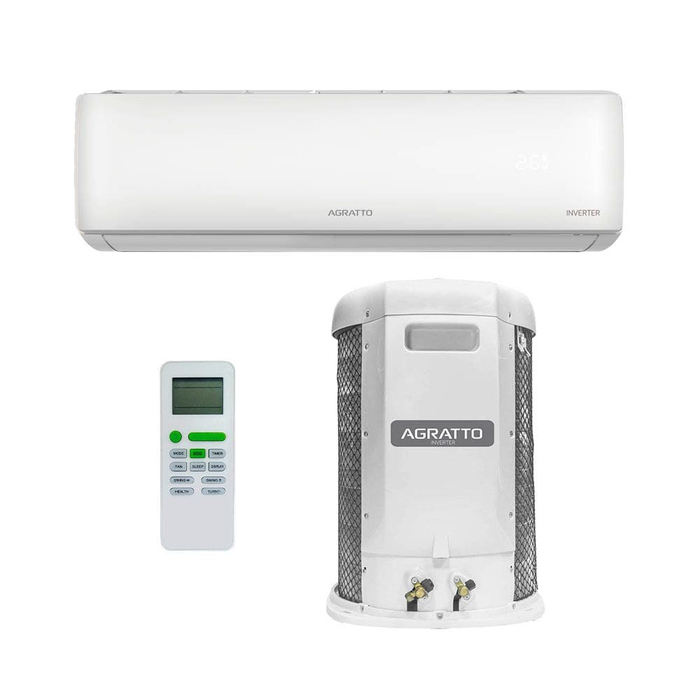 Ar Condicionado Split Hi Wall - Inverter R-32 - Liv Top - Agratto - 24.000 BTUs - Frio - 220V Monofásico