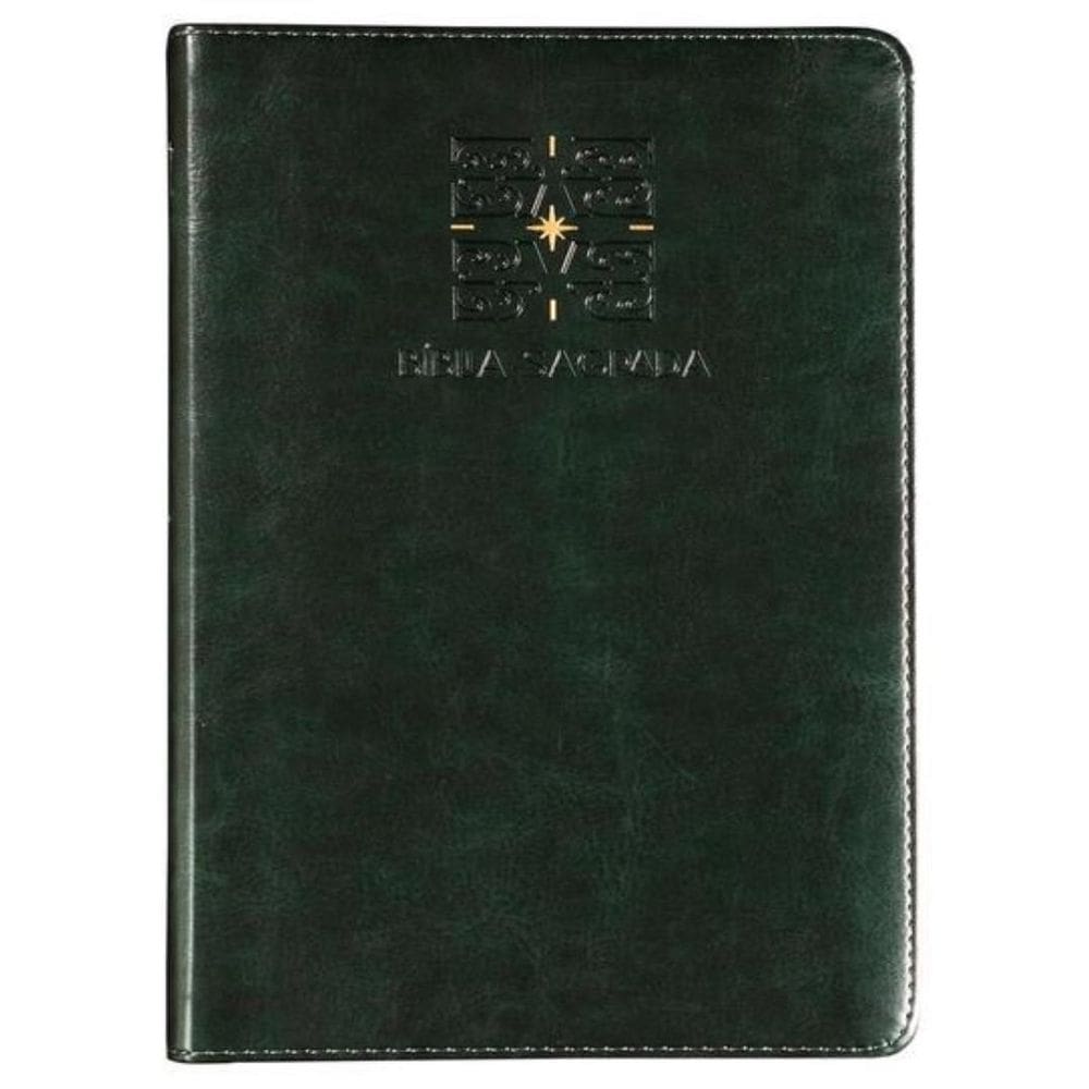 The Purpose Book - Biblia Sagrada, A21, Capa Couro-Soft Verde, Luz