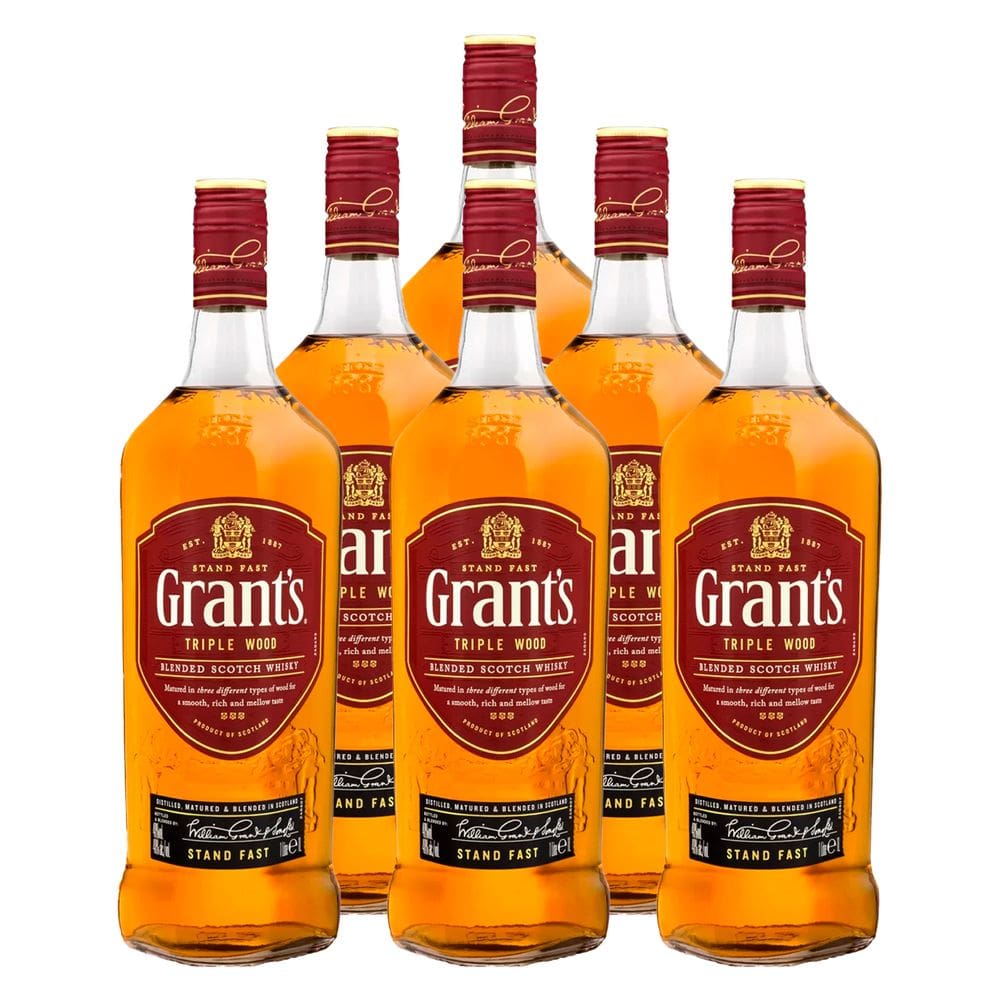 Whisky Grant`s Triple Wood Blended Scotch Whisky 1l 6un