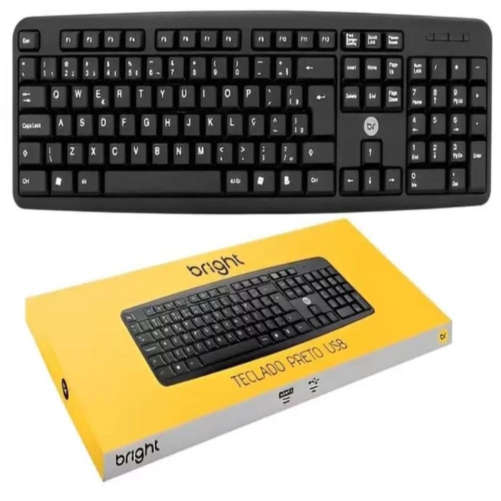 MP - Teclado Computador Notebook ABNT2 Cabo U
