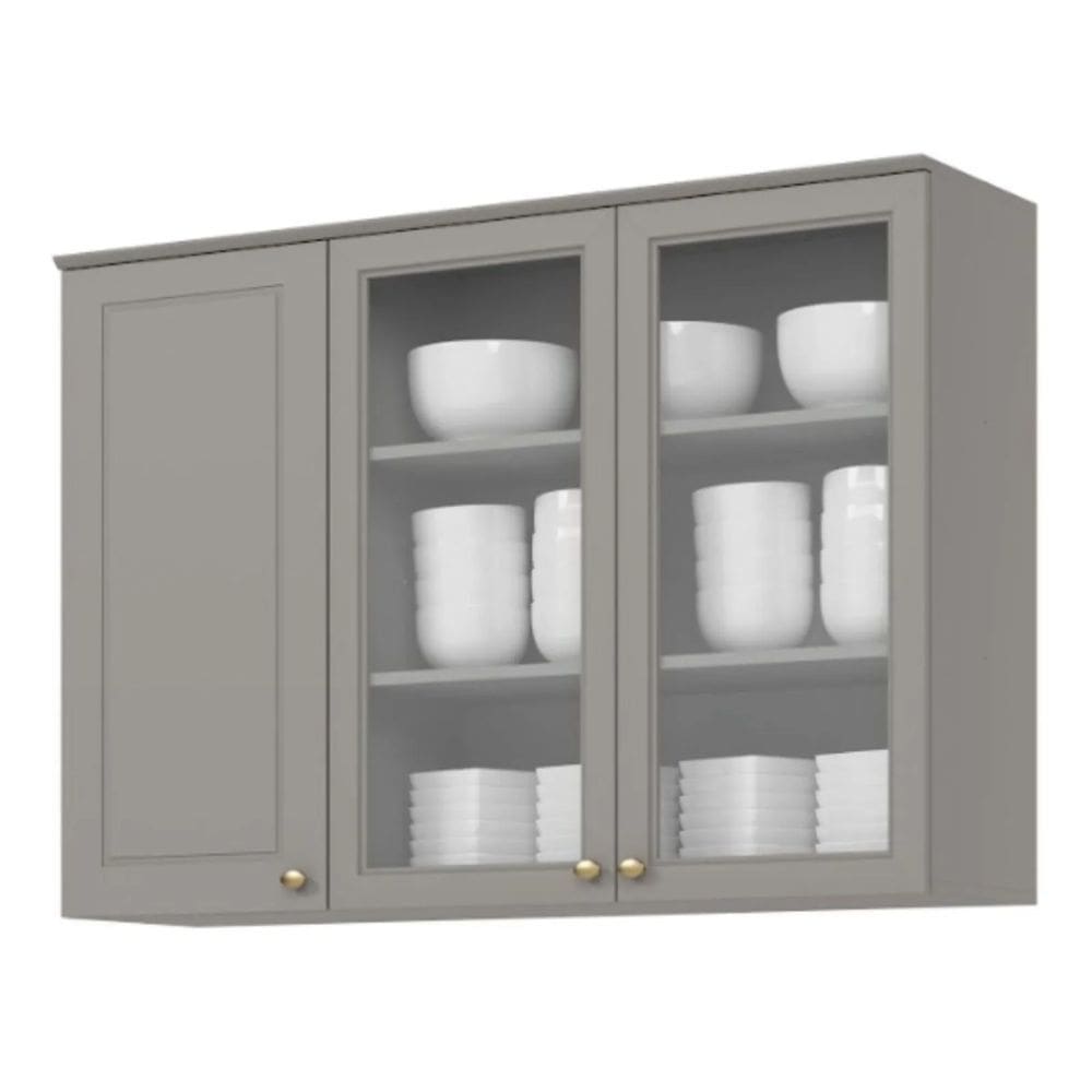 Armário Aéreo Henn 120cm 3 Portas Americana