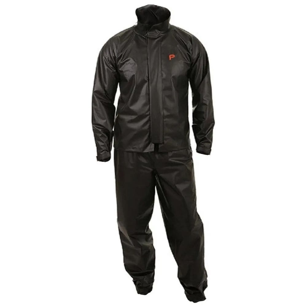 Capa De Chuva CONJUNTO ROUPA Motoqueiro PVC Pioneira COMBATE Impermeável Pvc Gola Alta MELHO FRIO tam p