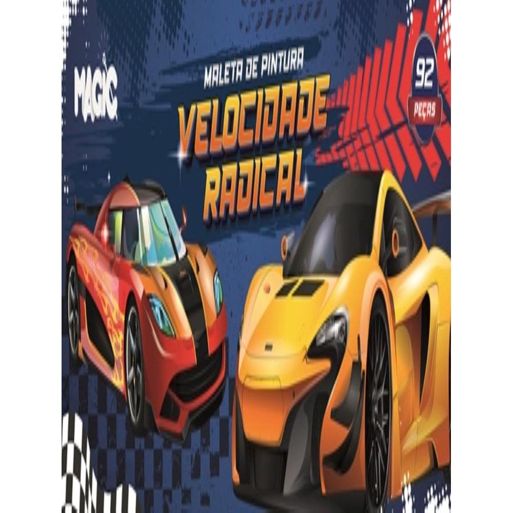 Maleta De Pintura 92 Pcs - Carros