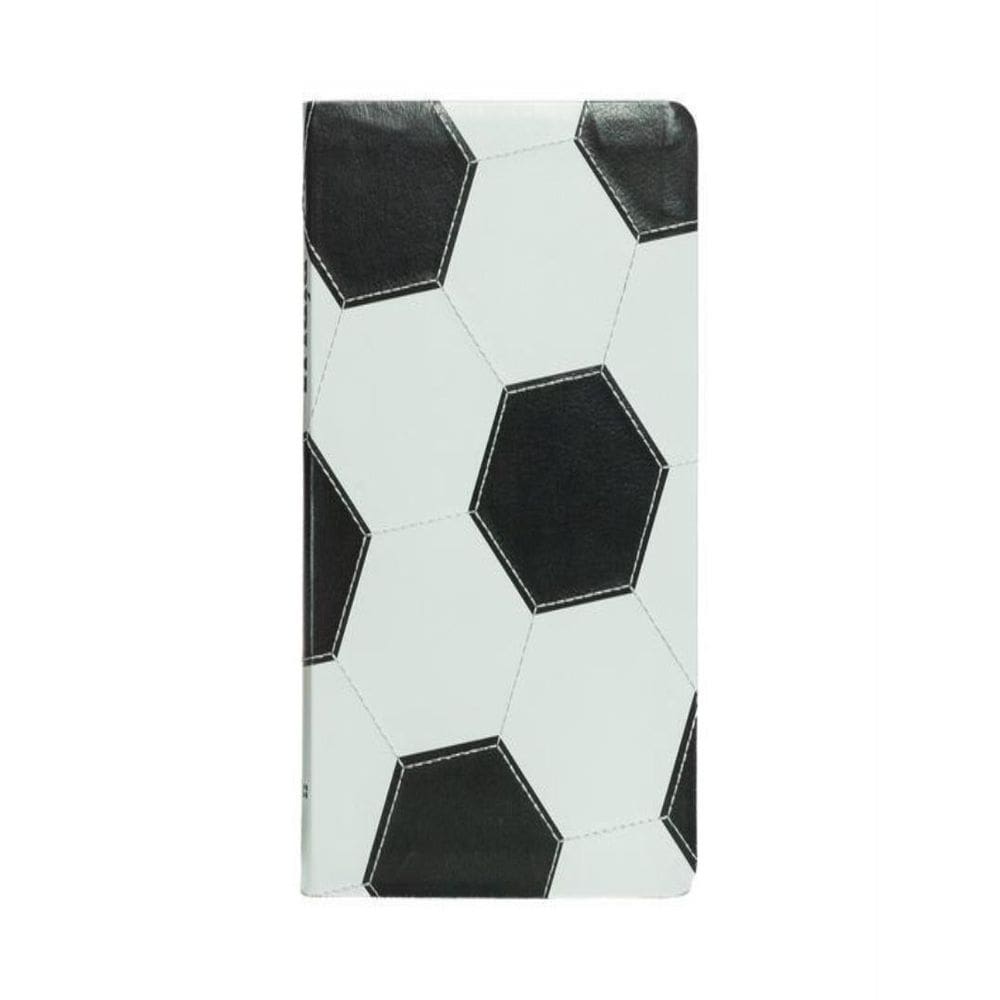 Biblia Nvi Slim, Capa De Futebol, Couro-Soft Preto E Branco, Luxo