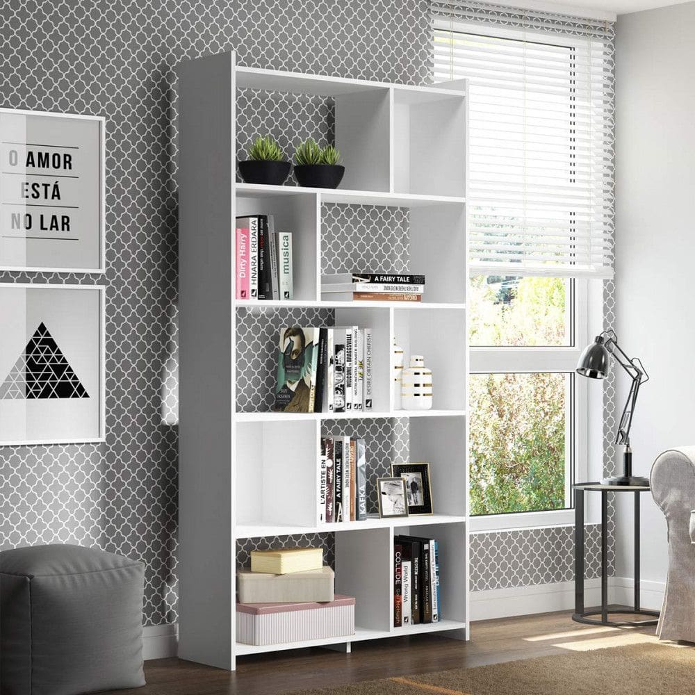 Estante Multiuso 0724 91x183cm Nichos MDP MENU