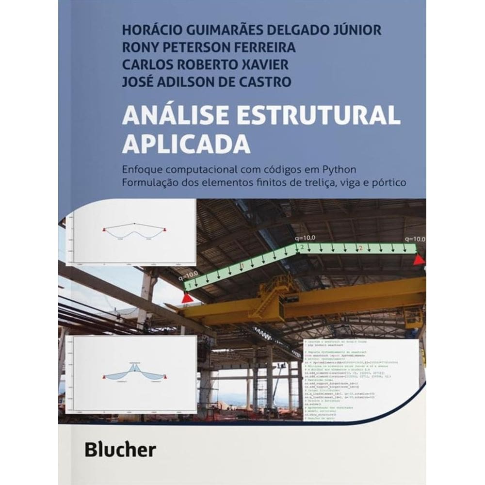 Analise Estrutural Aplicada - Enfoque Computacional Em Python Formulacao Dos Elementos Finitos De Trelica, Viga E Portico