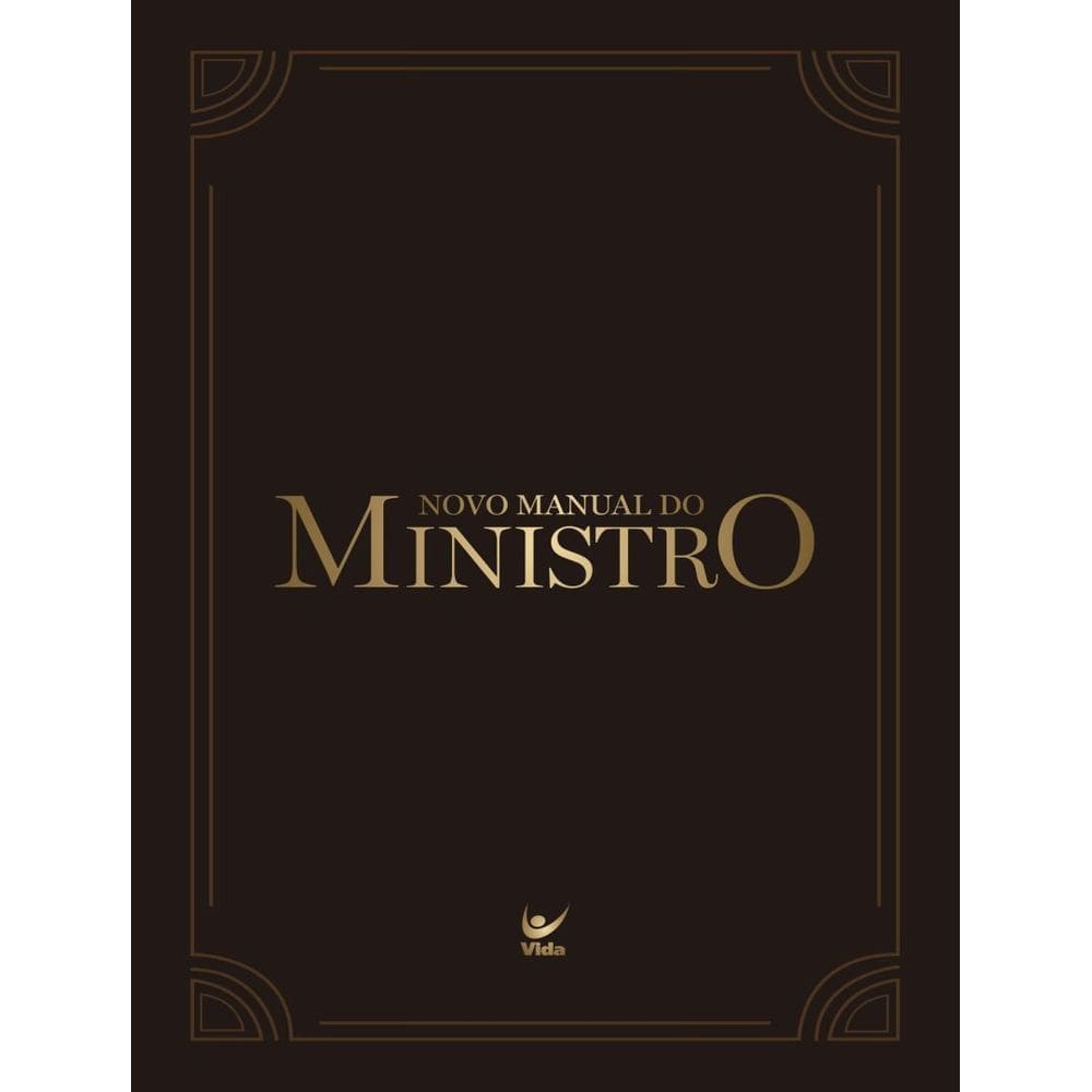 Novo Manual Do Ministro - Capa Preta