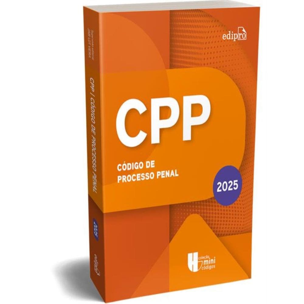 Codigo De Processo Penal 2025 - Colecao Minicodigos - 2ª Ed